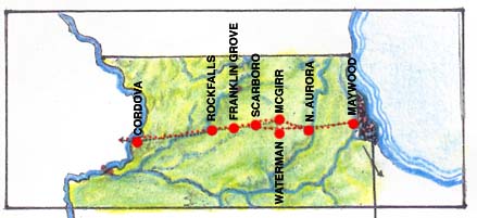 N Illinois map